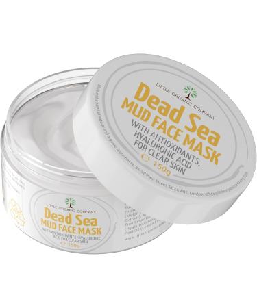 Clear Skin Face Mud Mask - Dead Sea Minerals Antioxidants Hyaluronic Acid Vegan Cruelty Free - Buy Online on GoSupps.com