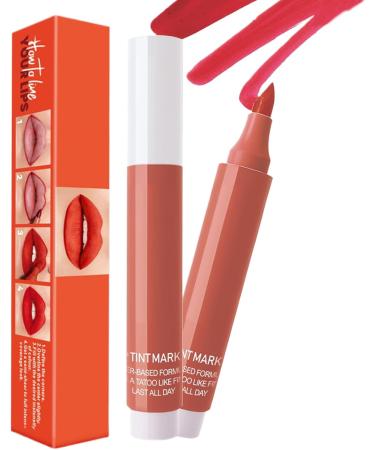 Lip marker - Long-lasting all-day lip color moisturizing and waterproof lip pen for women and girls natural smudge-proof finish for lipstick makeup. - Buy Online on GoSupps.com