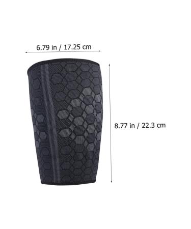 Yardwe 2 Pcs Thigh Protector Pads - Elastic Thigh Support Braces for Basketball & Sports - Inner Thigh Hamstring Compression Sleeve - Buy Online on GoSupps.com