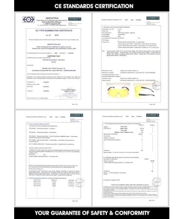 Voltx Quad 4-in-1 Safety Glasses with Reading Aid (+1.5 Diopters) - Clear Foam Insert & Removable Headband - Buy Online on GoSupps.com