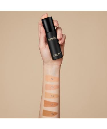 Babor Collagen Deluxe Foundation - Anti-Aging Makeup for Dry & Mature Skin | Long-Lasting Coverage | 30 ml - 05 Sunny - Buy Online on GoSupps.com