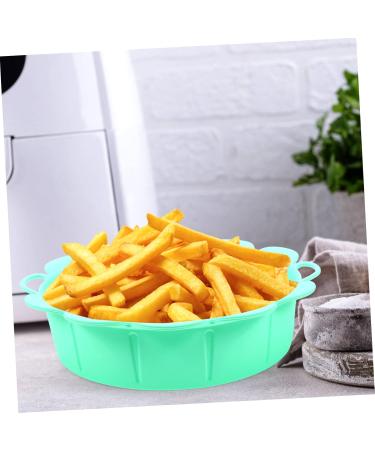 Alipis 4pcs Air Fryer Pan Airfryer Air Fryers Replacement Pot Multi-Function Air Fryer Basket Baking Mat Greenx4pcs 21X21X5.2CMx4pcs - Buy Online on GoSupps.com