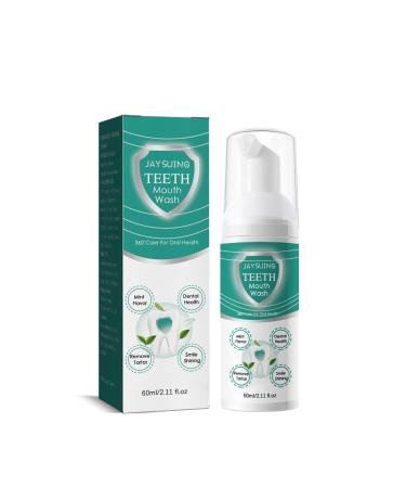 Teeth whitening tooth paste mousse 60ml tooth whitening toothpaste foam foam for bright white teeth color correction removal of stains smoking yellow teeth 1PC