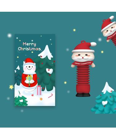 Santa Claus Sensory Tubes - in The Dark Santa Claus Sensory Tubes - Fine Motor Training Learning Toys for Toddlers Kids Stocking Stuffers Educational Toys Xiaoguozi Without Light - Buy Online on GoSupps.com