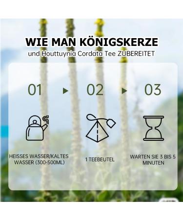 Buy Hemnockling Mullein & Houttuynia Herbal Tea - Anti-Inflammatory Detoxifying Calming Sleep Tea Gifts (20 Bags) - Buy Online on GoSupps.com