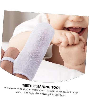 Tovinanna 18-Piece Gauze Fingerlings Tongue Cleaner for Babies | Rubber Baby Milk Stain Remover | Essential Finger Toothbrush for Toddler Care - Buy Online on GoSupps.com