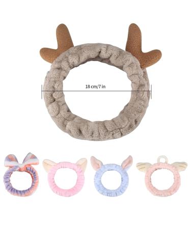 5-Pack Hair Straps & Headband for Makeup and Spa - Women's Cosmetic Accessories - Buy Online on GoSupps.com