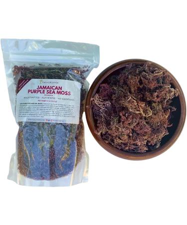 Jamaican Purple Sea Moss Irish Moss Wildcrafted Dr. Sebi Alkaline - Buy Online on GoSupps.com