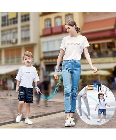 Kid's Toddler Harness & Leash Combo - Child Leash 2 in 1 Wrist-to-Wrist Safety Backpack - Blue 8.2 Feet - Buy Online on GoSupps.com