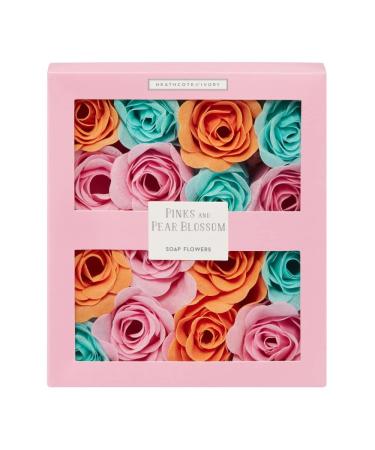 Heathcote & Ivory Florals Pinks and Pear Blossom Bathing Flowers in Sliding Gift Box