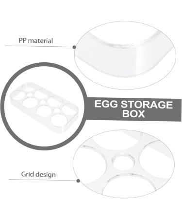 Beatifufu Deviled Egg Holder Egg Storage Box Tray Plastic Bins for Storage Fridge Organizers and Storage Egg Case Shelf Household Assorted Color 17.50X8.50X2.00CM - Buy Online on GoSupps.com