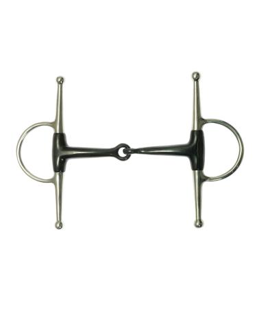 Korsteel Sweet Iron Single Jointed Gag Bit 5in (125mm) Black/Silver - Buy Online on GoSupps.com
