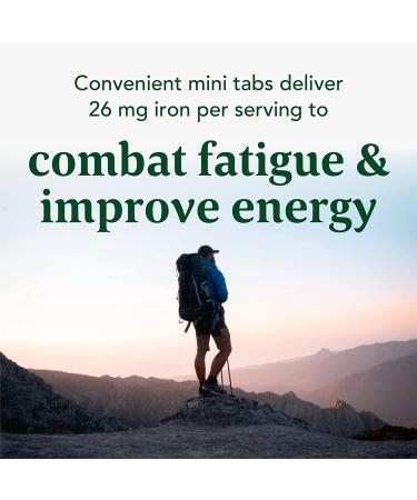 MegaFood Blood Builder Minis - Vegan Iron Supplement for Increased Energy - Gentle on Stomach - 72 Tabs - Buy Online on GoSupps.com