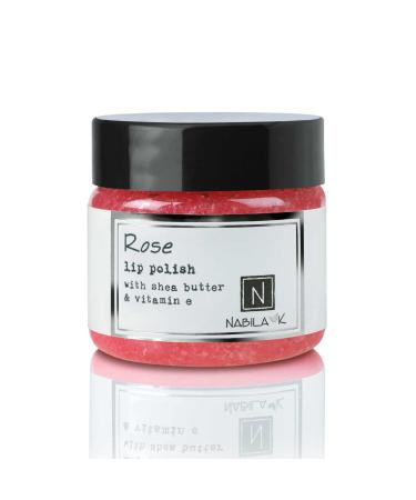 Lip Polish with Honey and Vitamin E Lip Scrub for Dry and Chapped Lips Rose Lip Repair Sugar Scrub 1 oz