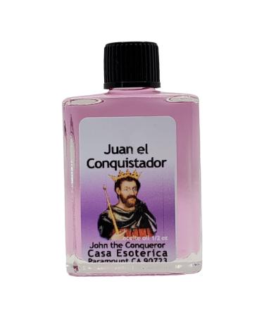 John The Conqueror Oil (Juan el Conquistador Aceite) Spiritual Anointing Oil by CASA ESOTERICA MAGICK SPACE-Protection & Success Spells-0.5 FL OZ (1 Pack)