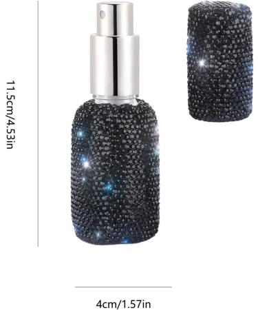 Toseky Perfume Bottle Spray - 30ml Atomizer Perfume Spray Bottle - Travel Reusable Bottle Container Empty Perfume Spray Bottle For Travel Black - Buy Online on GoSupps.com