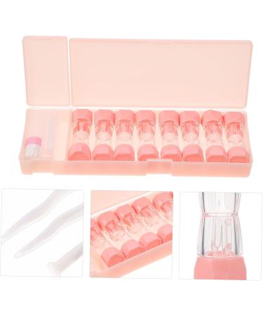 Buy Solustre 8-St Colored Contact Lens Case - Practical Organizer for Invisible Glasses | Travel-Friendly & Durable Pink Holder | Shop Internationally! - Buy Online on GoSupps.com