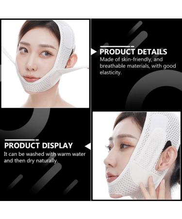 Beaupretty Anti-Aging Chin Strap for Facial Shaping - Women's Face Lifting White Fabric Belt - Buy Online on GoSupps.com