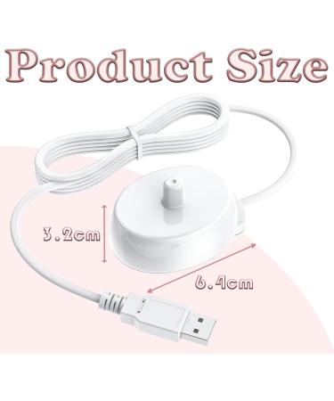 Oral B Toothbrush Charger - Inductive Charging Base, USB Port, Waterproof Portable Replacement - Buy Online on GoSupps.com