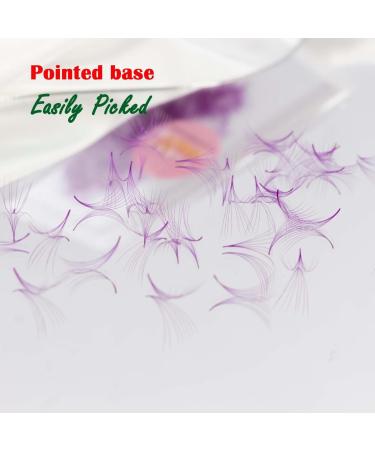 VNE 500 Colorful Premade Mega Volume Fans | Purple 6D D Curl | 14mm Lash Extensions - Buy Online on GoSupps.com