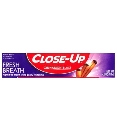 Close-Up Fluoride Toothpaste Freshening Red Gel 4 oz (Pack of 2) - Buy Online on GoSupps.com