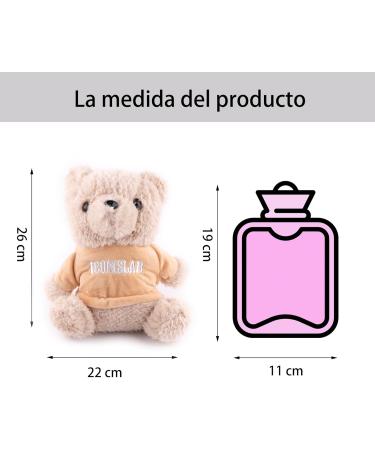 Heat Flavors Soft Cover Rubber Bottles & Warm Stamping Bags for Pain Relief - Ideal for Women & Children Gray - International Shipping - Buy Online on GoSupps.com