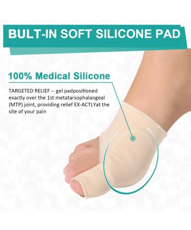 ANKROYU Hallux Valgus Corrector & Toe Spreader - Small (34-39) | Bunion & Hammer Toe Pain Relief Socks - Buy Online on GoSupps.com