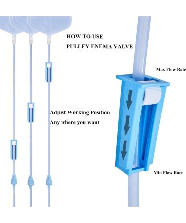 Topquafocus 2L Knlistier-Eimer Kit Leak-Proof Stainless Steel Intestinal Cleaning Bucket for Home Use | Blue - Buy Online on GoSupps.com