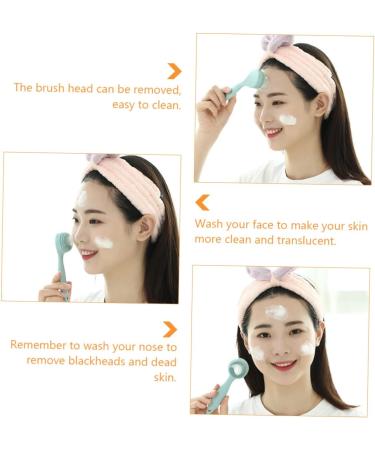 3 Sets Silicone Cleansing Brush - Face Exfoliator & Scrubber for Deep Cleaning - Ideal Face Wash Applicator - Buy Online on GoSupps.com