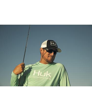 Huk Men's Icon X Hoodie | Gray X-Large | UPF 30+ Sun Protection - Buy Online on GoSupps.com