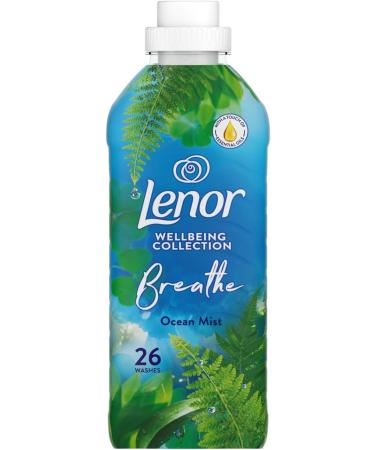 Lenor Fabric Conditioner 26 Washes 858ml Wellbeing Collection Ocean Mist Scent Case of 6 pieces + for You: Organza Small Bag - Buy Online on GoSupps.com