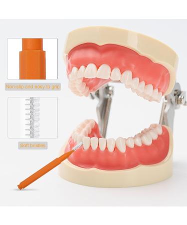 100pcs Interdental Tooth Flossing Brushes - Purple Braces Cleaning Picks for Oral Care - Buy Online on GoSupps.com