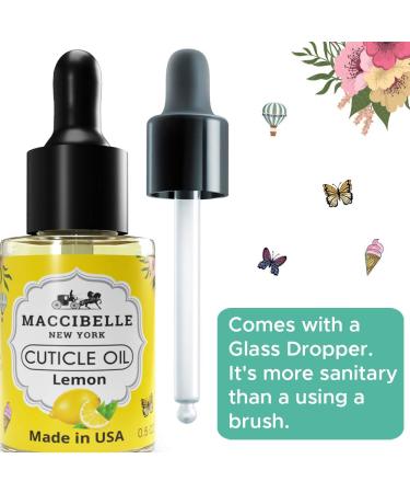 Maccibelle Lemon Cuticle Oil 0.5 oz - Heal Dry Cracked Cuticles - 0.5 Fl Oz - Buy Online on GoSupps.com
