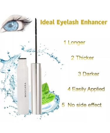 Waterproof White Mascara for Length and Volume - Long-Lasting Colorful Lashes for Party, Cosplay, Stage - 5ML - Buy Online on GoSupps.com