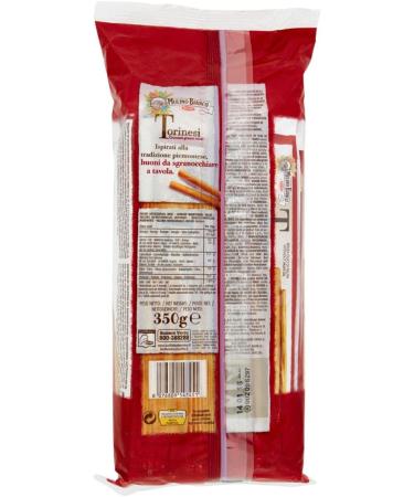 6 x Mulino Bianco Grissini Torinesi Croccanti Ristorante Italian breadsticks 350 g - Buy Online on GoSupps.com