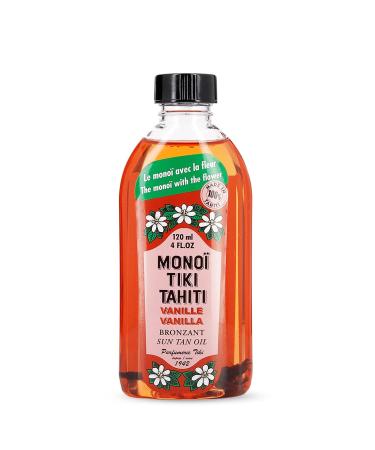 Monoi Tiki Tahiti Vanilla Bronzing Sun Tan For Body 120ml