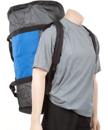 Rock N Sports Convertible Mesh Backpack/Duffel Bag - Blue | Snorkel & Dive Equipment - Buy Online on GoSupps.com