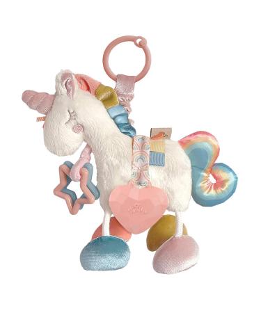 Itzy Ritzy Link & Love Activity Plush with Silicone Teether 0+ Months Unicorn 1 Teether