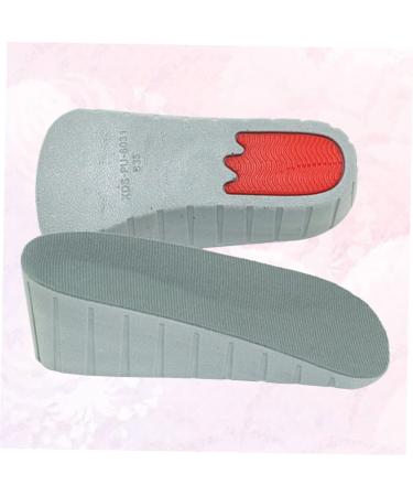 FOMIYES Height Increase Insoles Elevate Comfort with Heel Support Pads | Shoe Inserts for Height Enhancement - 11x8cm Grey - Buy Online on GoSupps.com
