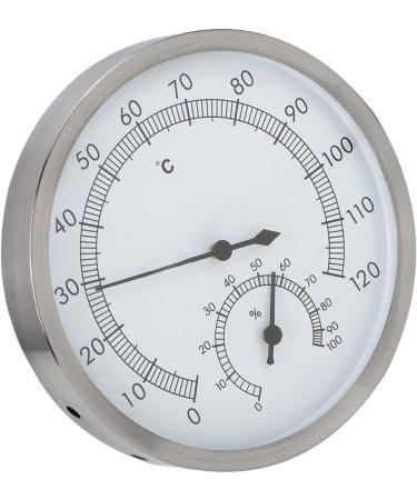 Buy Durable 2-in-1 Stainless Steel Thermo Hygrometer for Sauna Room Accessories - International Shipping Available - Buy Online on GoSupps.com