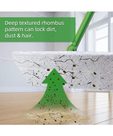 200 Count X Home Dry Sweeping Pad Refills - 11 x 8.6 inch Flat Mop Cloths for Hardwood Floors - Static Duster Disposable Refill Kit - Buy Online on GoSupps.com