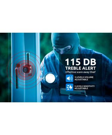 115 dB Rechargeable Wireless Bike Alarm with Remote - IPX5 Waterproof Anti Theft Motion Sensor Alarm for Bicycle, Motorcycle, Scooter, Car | A2-115 dB Bike Alarm - Buy Online on GoSupps.com