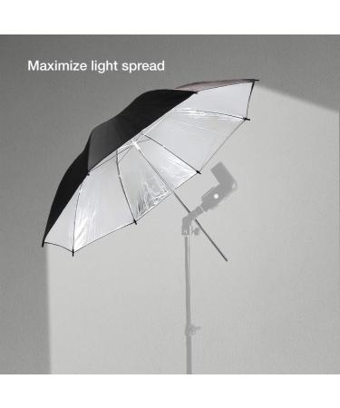 LimoStudio 33 Double Layer Black/Silver Photo Umbrella Lighting Reflector for Contrast & Concentrated Light - AGG126 - Buy Online on GoSupps.com