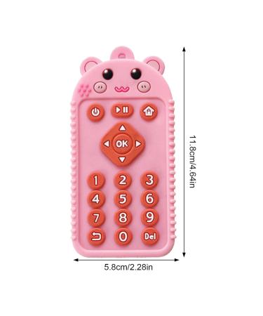 Remote Control Silicone Bite Ring Toy - Sensory Chewable Bear Learning Toy for Kids - Buy Online on GoSupps.com