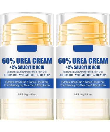 Vmxlso Foot cream Urea 60 2 pieces cream for cracked heels dry cracked feet moisturizer for dry heels and feet - Buy Online on GoSupps.com