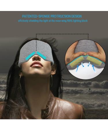 CIBEL Handmade Cotton and Silk Sleep Mask - Ultra Soft, Blackout Comfort, Comfortable & Breathable - Buy Online on GoSupps.com