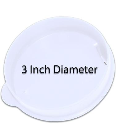 Set of 6 White Spouted Lids for Clear Cups - Rehabilitation Advantage - Buy Online on GoSupps.com