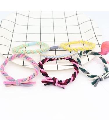 SWIHAITI 52Pcs Boho Hair Ties Bracelets | Elastic Bands for Women Girls with Thick, Heavy, and Curly Hair - Buy Online on GoSupps.com