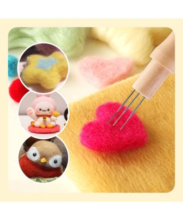 WONVOC Needle Felting Kit with Mat, Needles, and Holder - Small Rectangular Pad - Buy Online on GoSupps.com