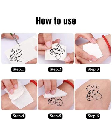5 Sheets Halloween Temporary Face Tattoos - Cosplay Makeup Stickers for Women, Men, Teens - Hand & Neck Fake Tattoos - Halloween Costume Accessories - Buy Online on GoSupps.com